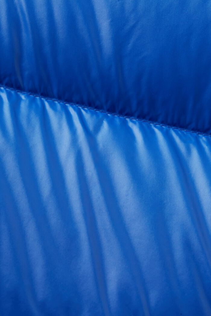 Lesklá péřová bunda, BRIGHT BLUE, detail image number 4