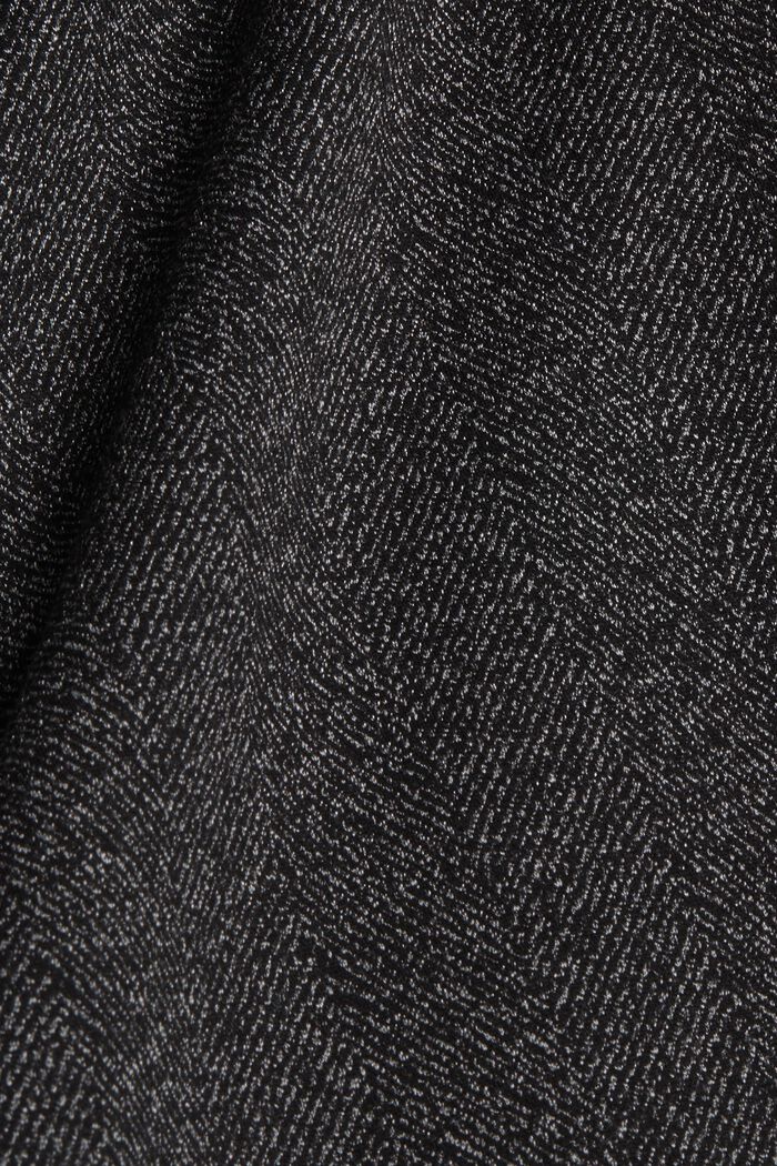 Mix + match HERRINGBONE sukně v áčkové linii, BLACK, detail image number 4