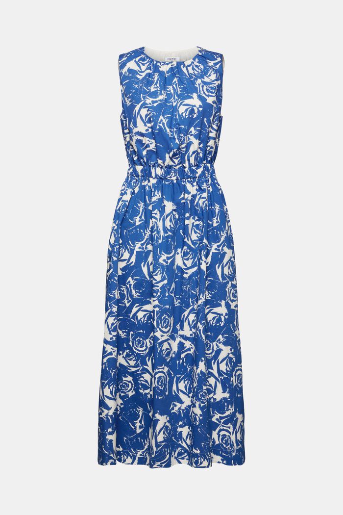 Áčkové šaty s potiskem, BRIGHT BLUE, detail image number 5