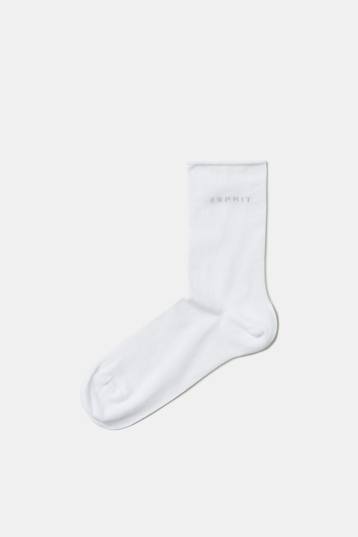 Ponožky z hrubé pleteniny, 2 páry, WHITE, detail image number 0