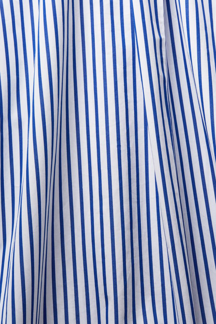 Pruhovaná košile z popelínu, BRIGHT BLUE, detail image number 5