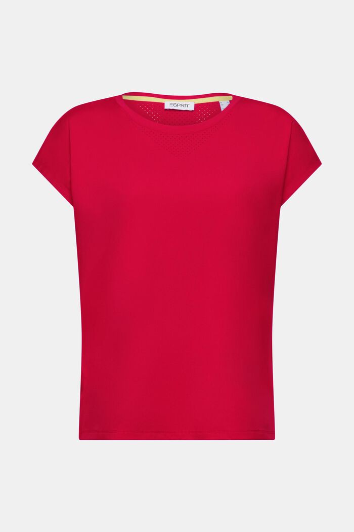Funkční tričko s krátkým rukávem, DARK RED, detail image number 5