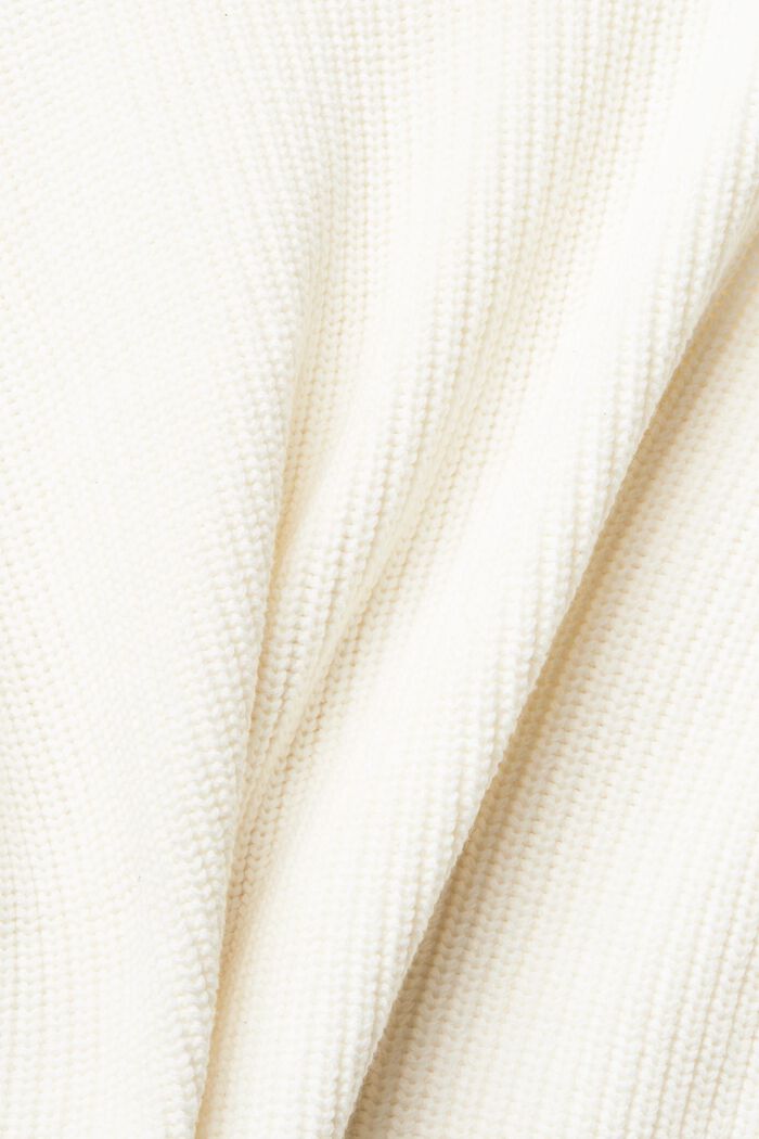 Pletený pulovr s kapucí, OFF WHITE, detail image number 4