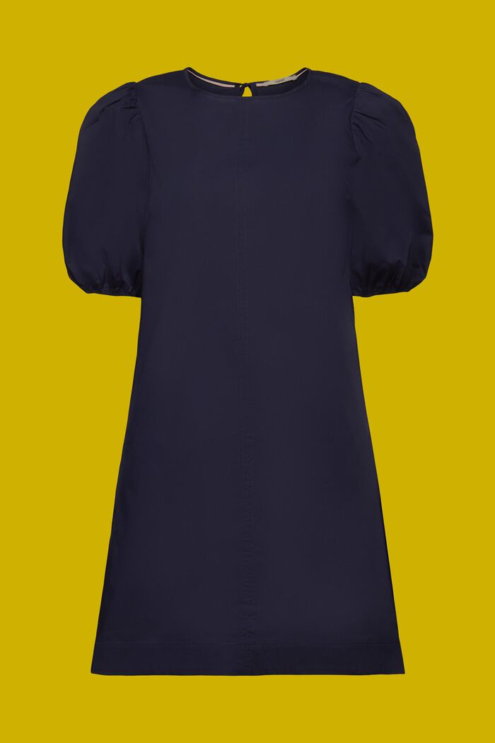 Mini šaty z popelínu, NAVY, detail image number 6