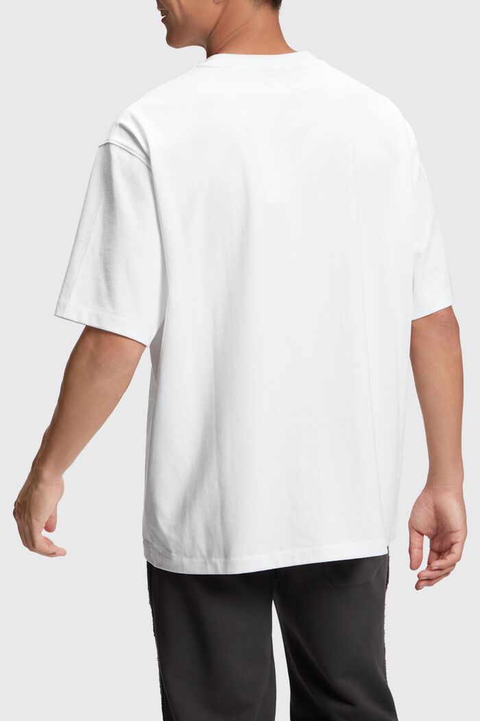 Tričko s hranatým střihem, WHITE, detail image number 1