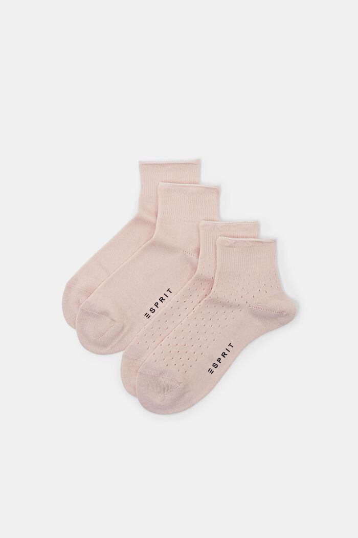 2 páry ponožek z vlněné směsi, PEACH WHIP, detail image number 0