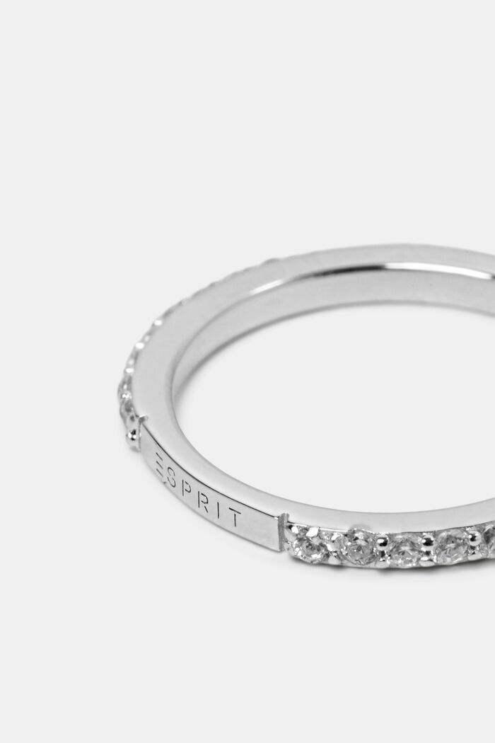 Prsten se zirkony, sterlingové stříbro, SILVER, detail image number 1