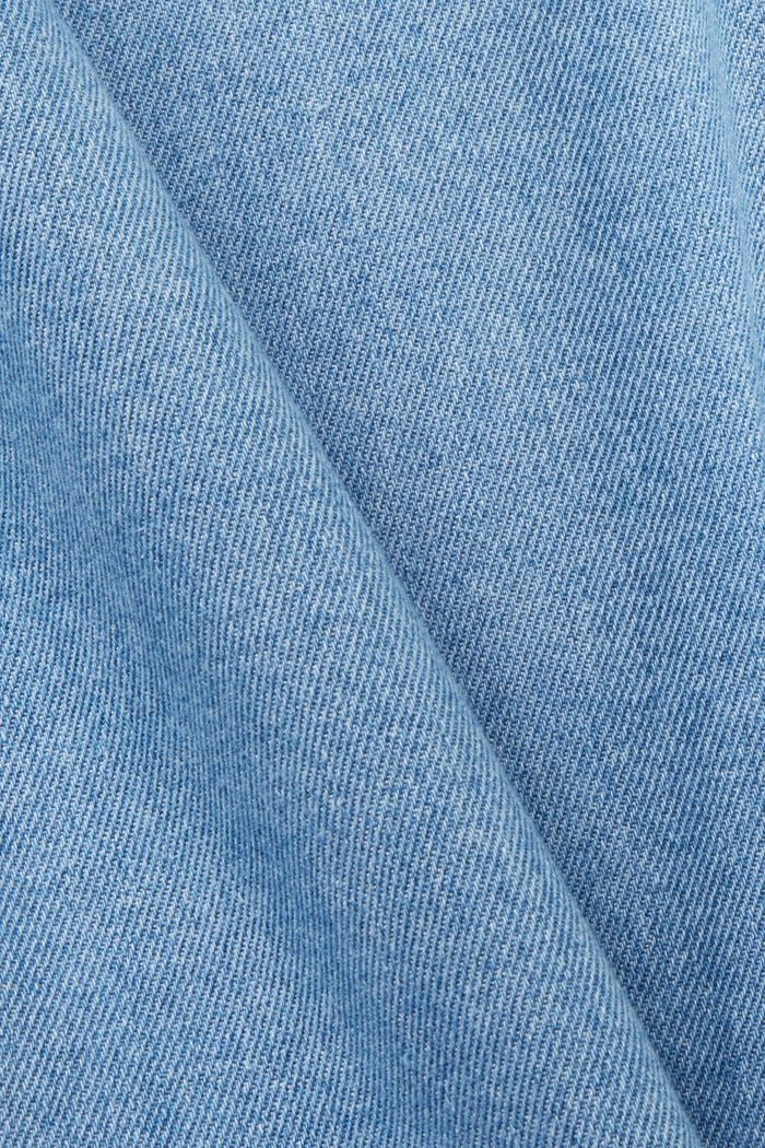Košile z bavlněného denimu, BLUE LIGHT WASHED, detail image number 4