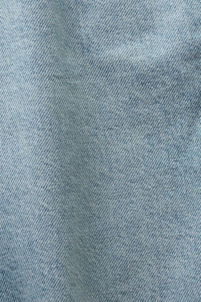 Volnější denimové šortky, středně vysoký pas, BLUE LIGHT WASHED, detail image number 6