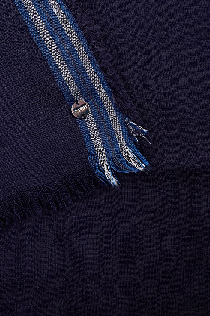 Keprová šála, DARK BLUE, detail image number 1