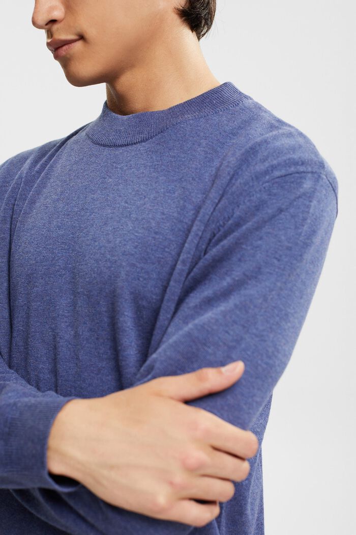Pletený pulovr, GREY BLUE, detail image number 0