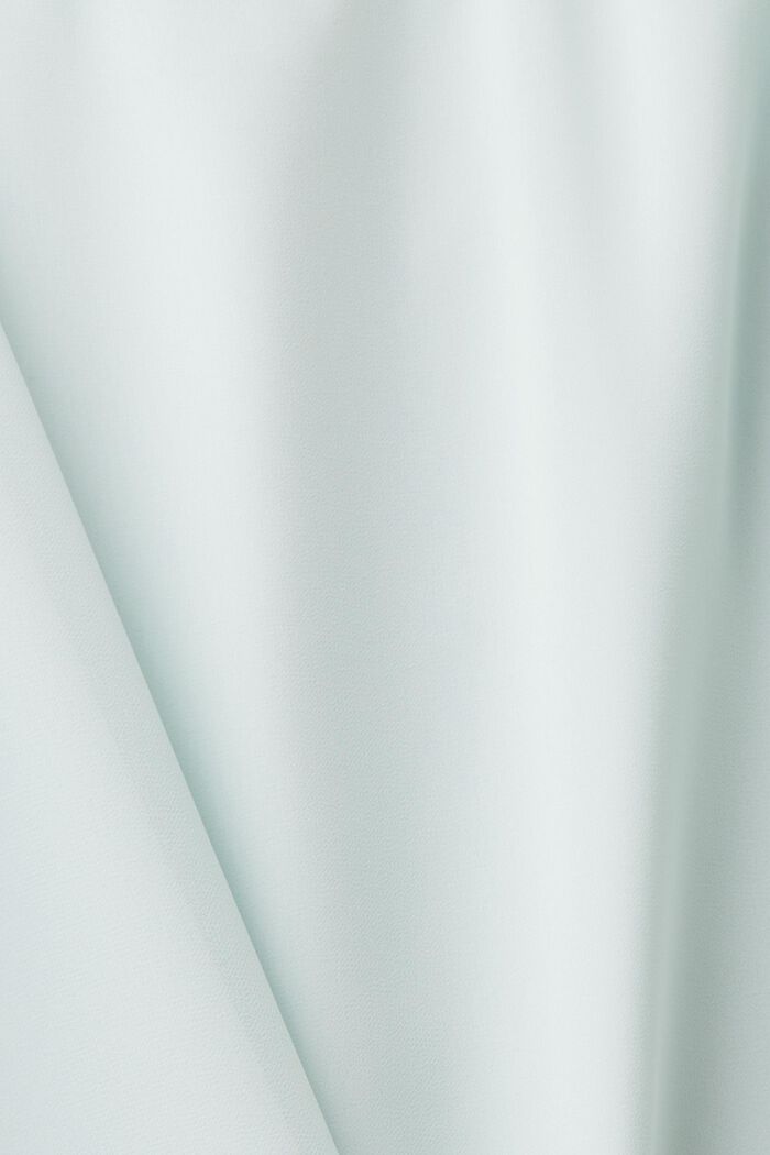 Šifonová halenka s řasením, LIGHT AQUA GREEN, detail image number 7