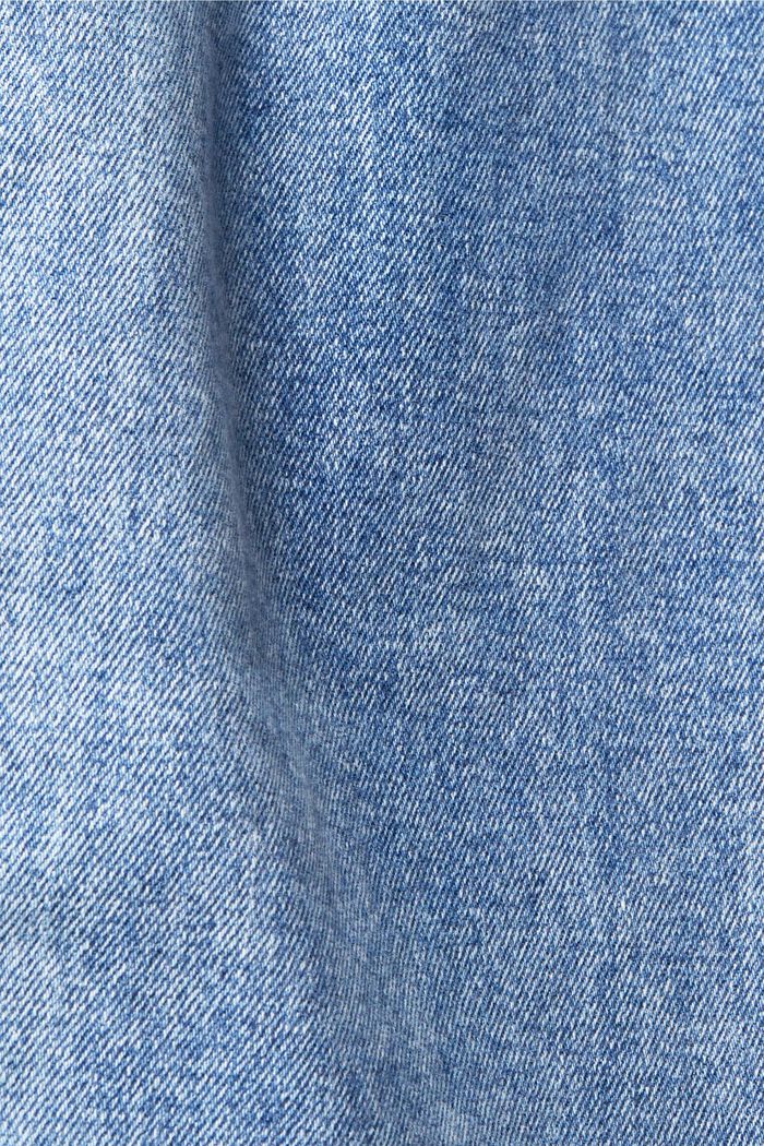 Džíny se střední výškou pasu a s rovnými nohavicemi, BLUE DARK WASHED, detail image number 5