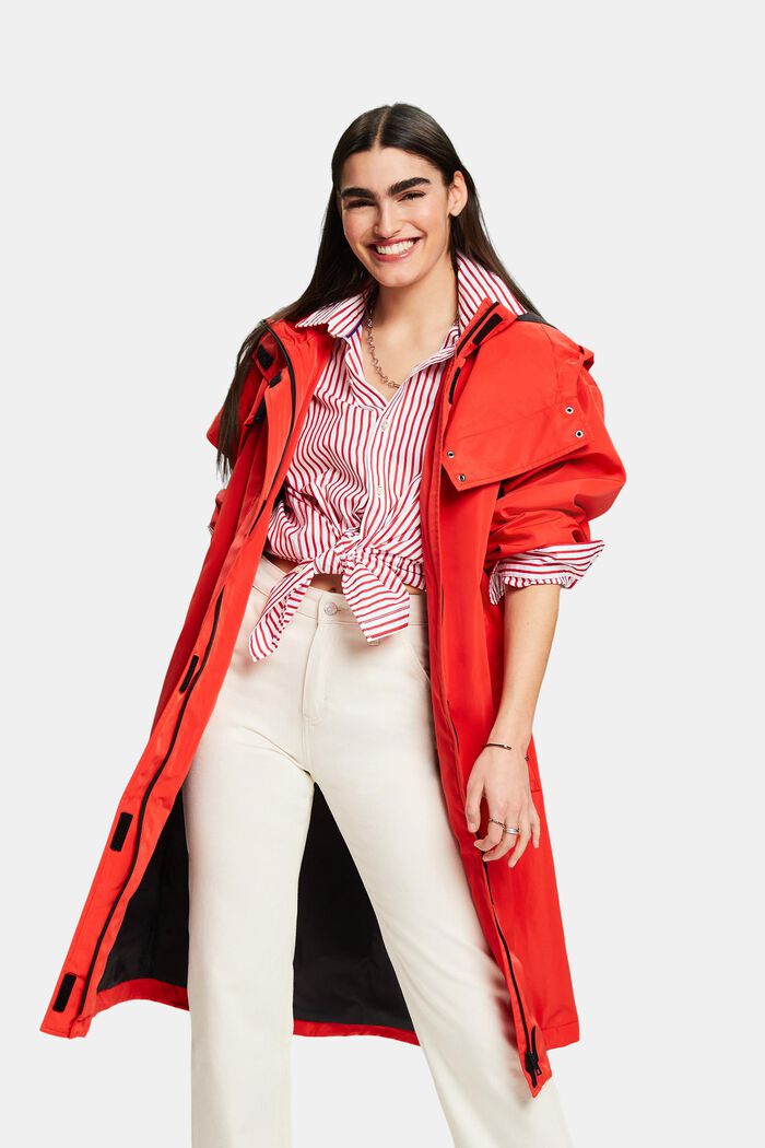 Kabát s odnímatelnou kapucí, RED, detail image number 0