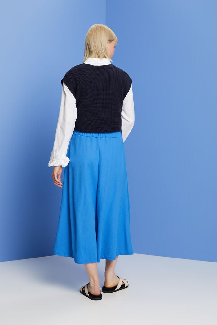 Midi sukně s elastickým pasem, BRIGHT BLUE, detail image number 3