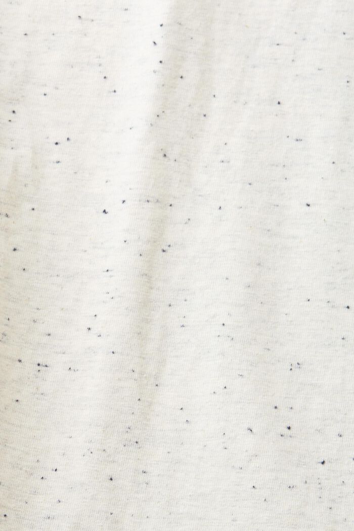 Žerzejové tričko se skvrnitým vzorem, WHITE, detail image number 5