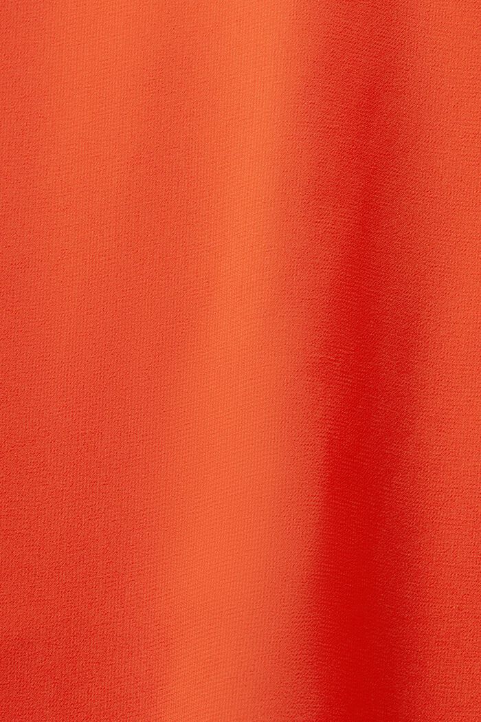 Midi sukně z krepšifonu, BRIGHT ORANGE, detail image number 5