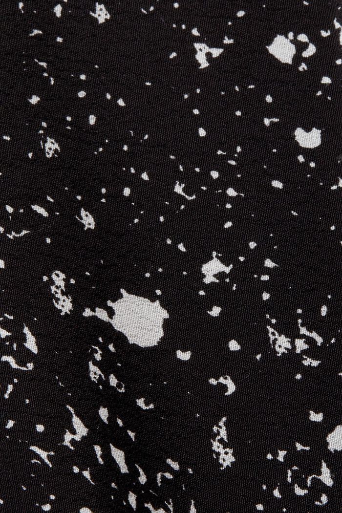 Tričko ze směsi materiálů, LENZING™ ECOVERO™, BLACK, detail image number 5