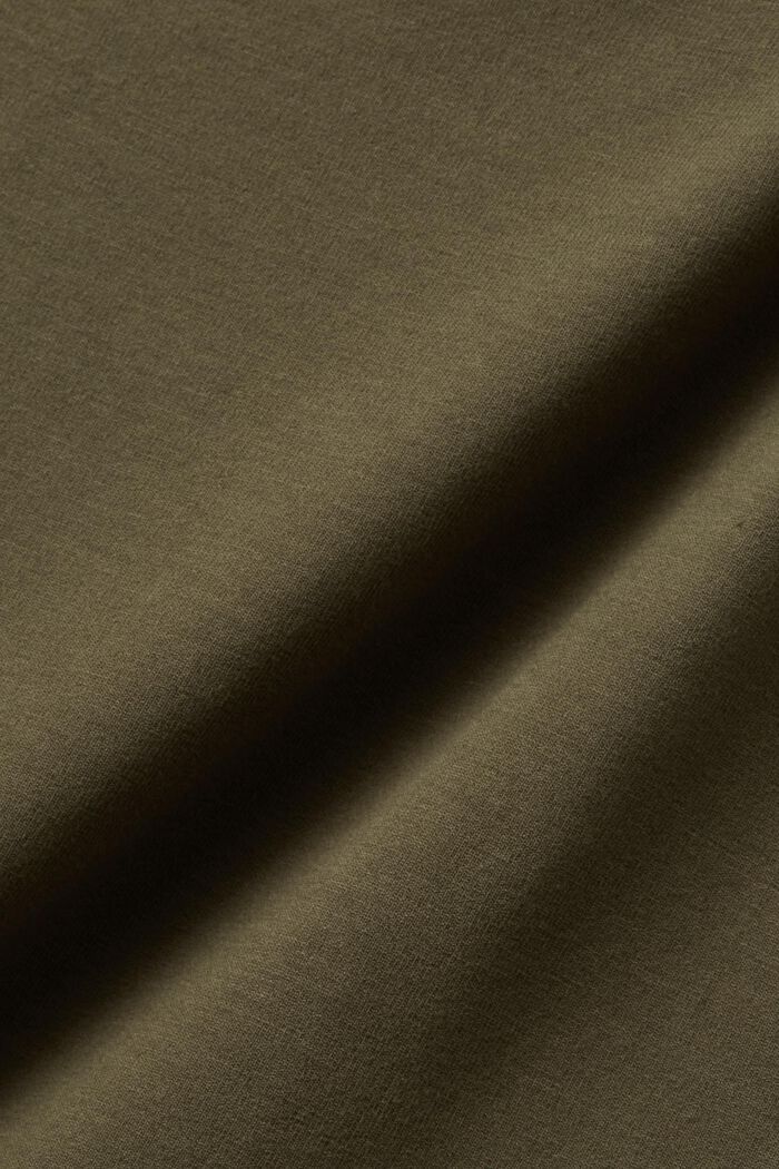 Košilka ze strečového úpletu, KHAKI GREEN, detail image number 5