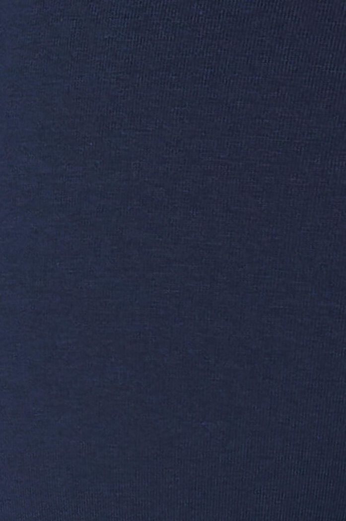 Žerzejové kalhoty přes bříško, bio bavlna, NIGHT BLUE, detail image number 3