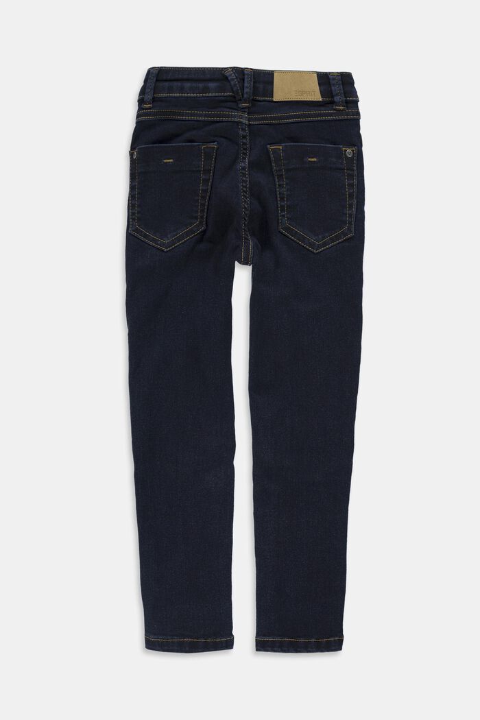 Strečové džíny z bavlněné směsi, BLUE RINSE, detail image number 1
