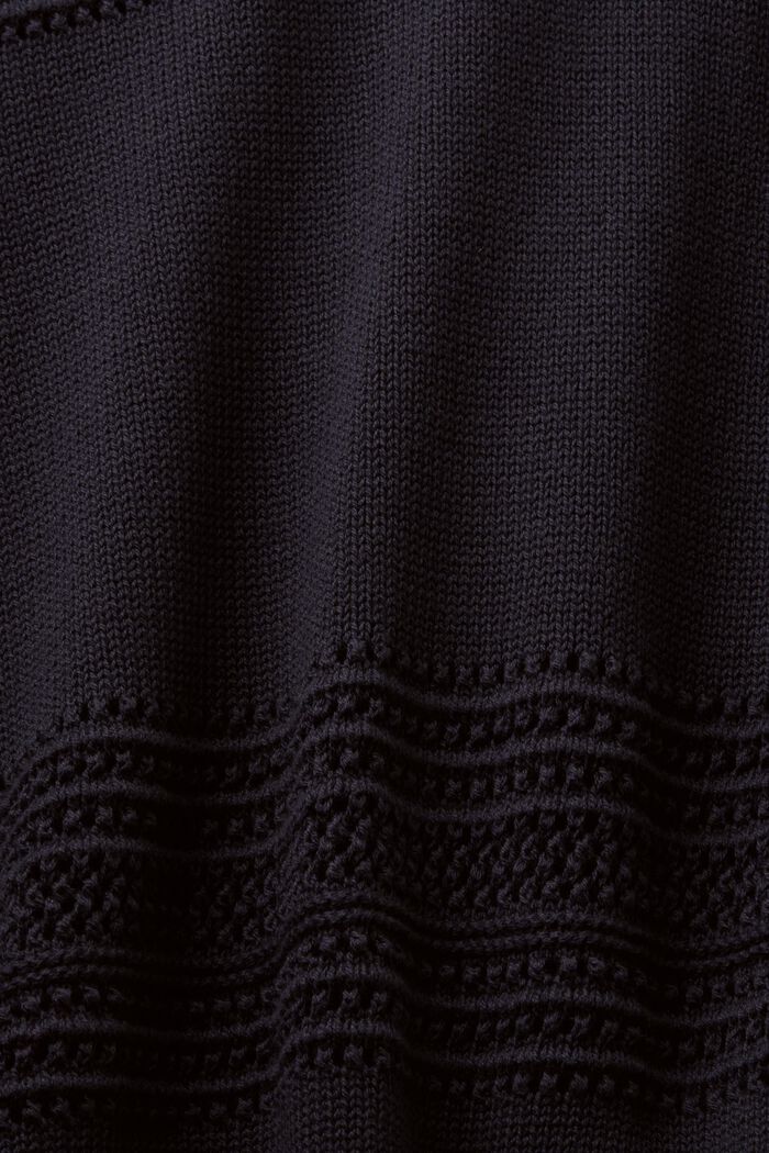 Pulovr z volné pleteniny, s kulatým výstřihem, BLACK, detail image number 4