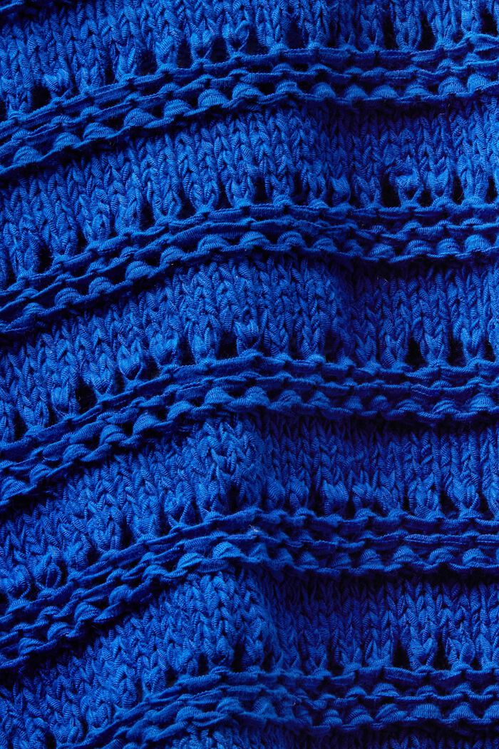 Kardigan z volné pleteniny, BRIGHT BLUE, detail image number 4