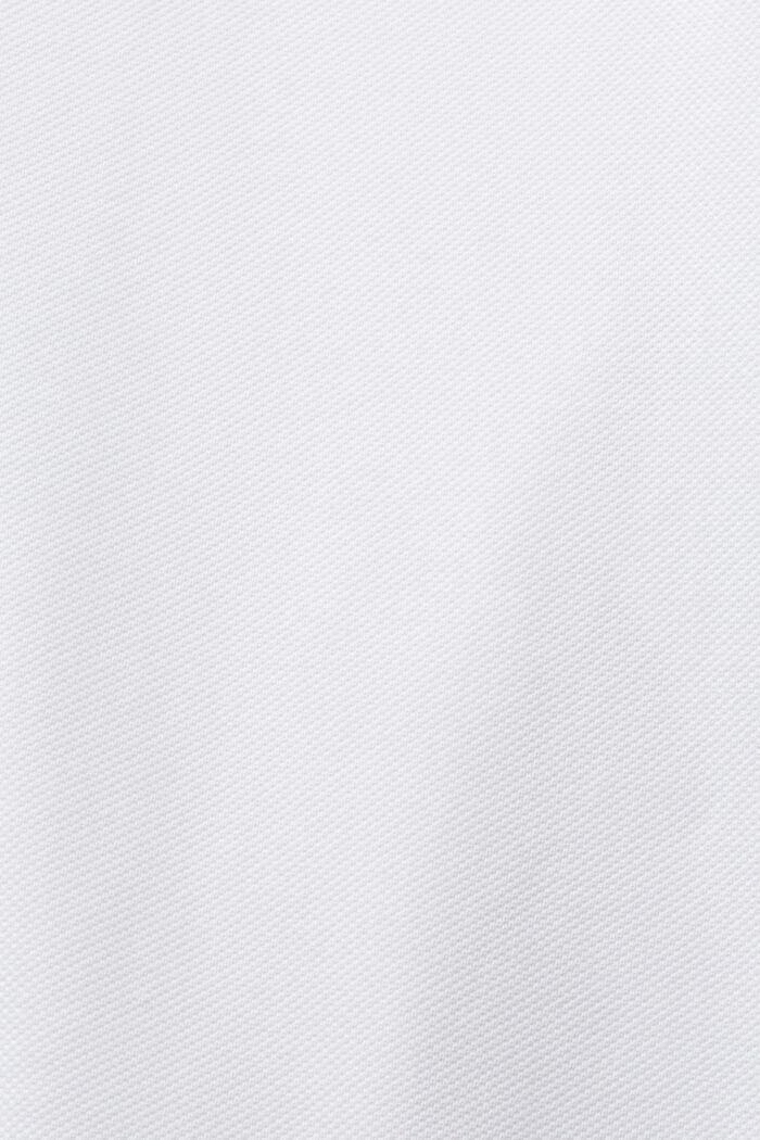 Polokošile z piké z bavlny pima, WHITE, detail image number 5