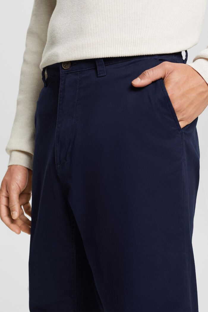 Vintage kalhoty chino s rovným střihem, NAVY, detail image number 3
