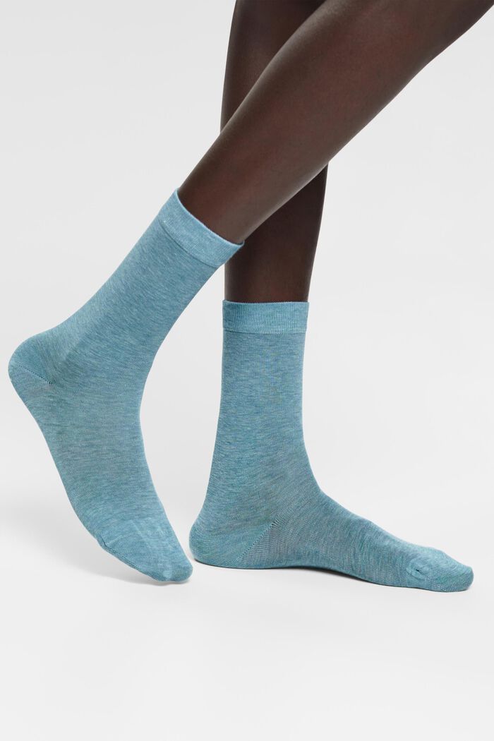 3 páry ponožek, bio bavlna, BLUE/GREY, detail image number 1