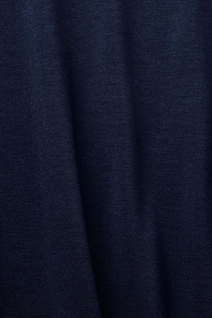 Tričko s flitrovými detaily, LENZING™ ECOVERO™, NAVY, detail image number 6