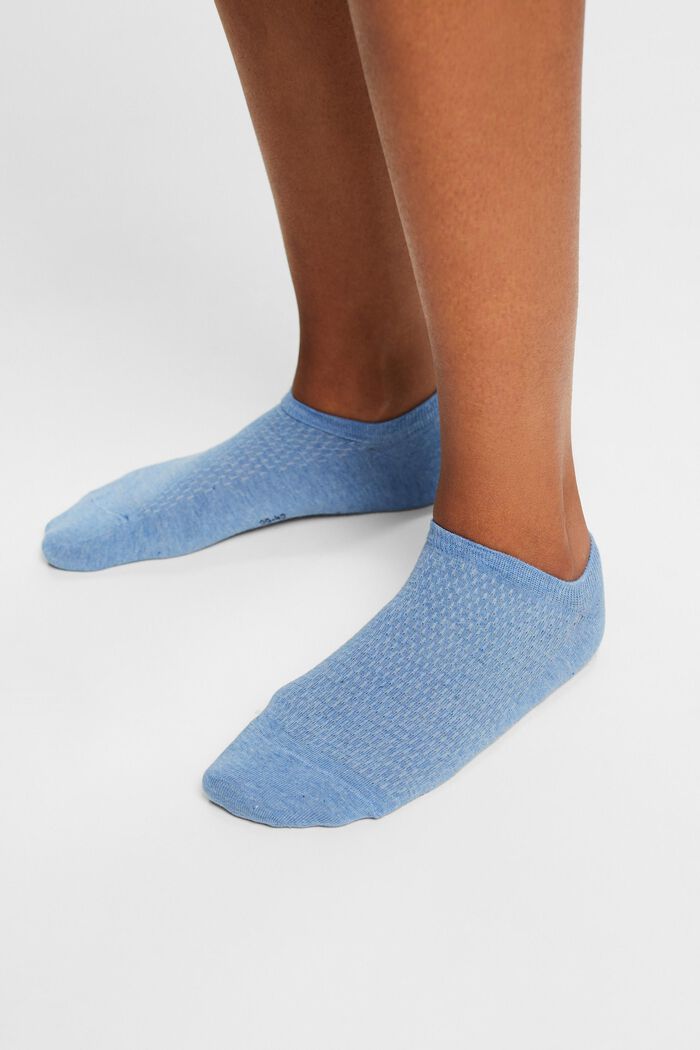 Nízké ponožky, balení 2 ks, BLUE/WHITE, detail image number 1