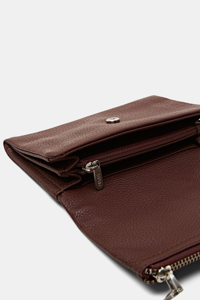 Skládací kožená peněženka, BROWN, detail image number 3