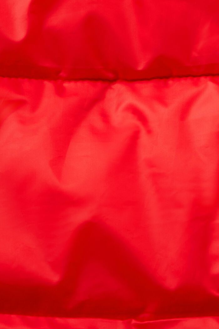 Z recyklovaného materiálu: péřová bunda s kapucí, RED, detail image number 5