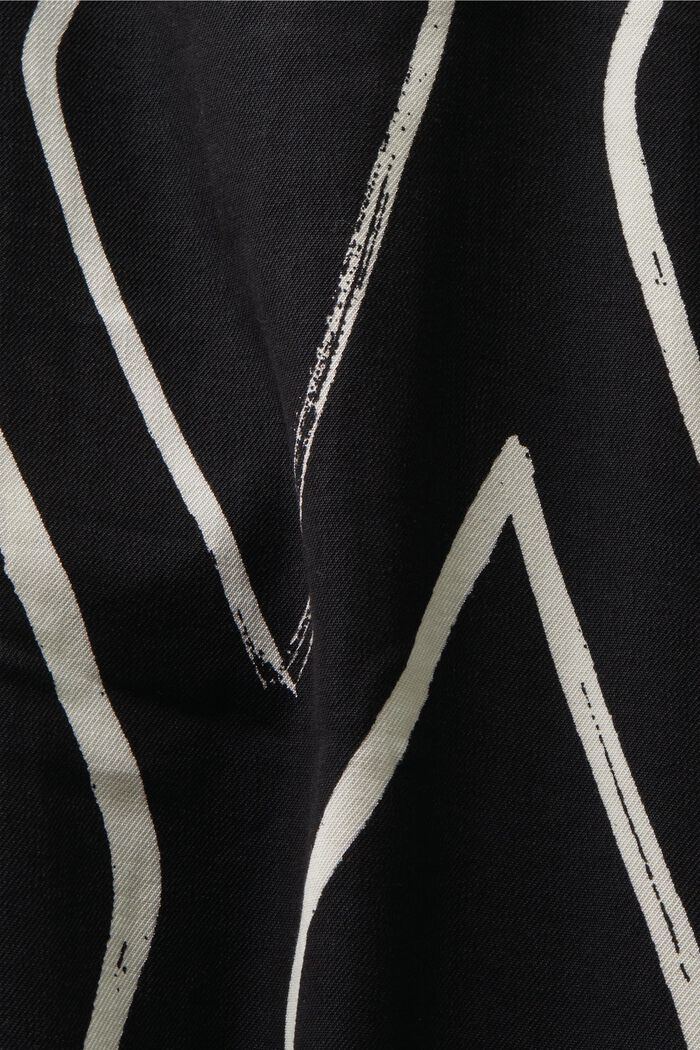Košilové šaty s potiskem, BLACK, detail image number 5