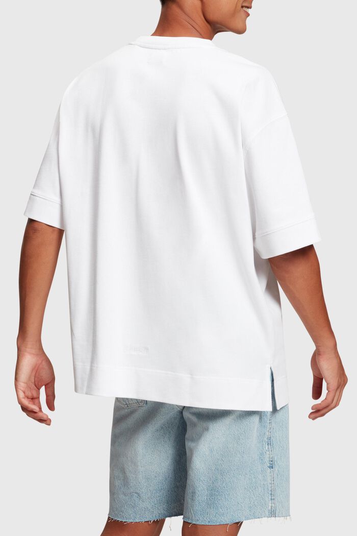 Tričko s potiskem indigo, WHITE, detail image number 2