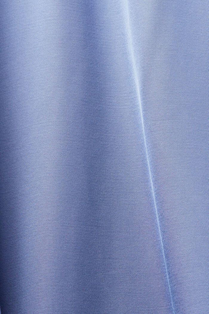 Nařasená saténová halenka, BLUE LAVENDER, detail image number 5