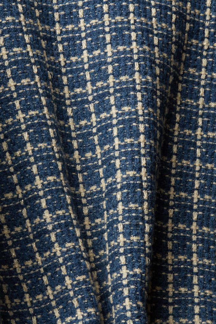 Károvaný pulovr, PETROL BLUE, detail image number 5