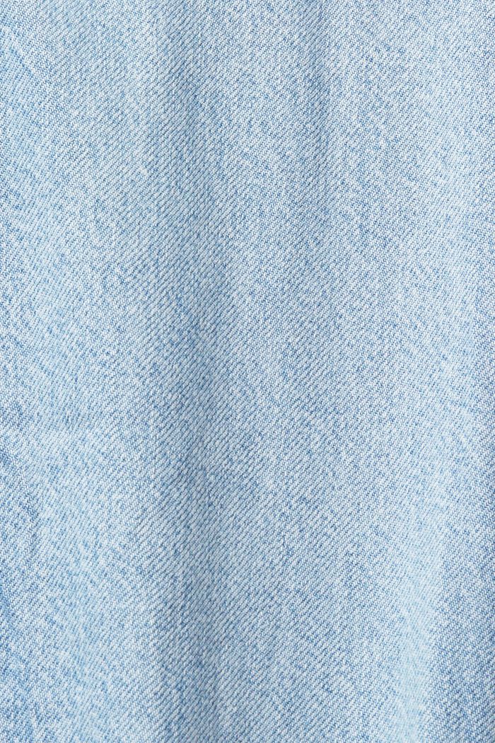 Z materiálu TENCEL™: Krátká halenka ve vzhledu denimu, BLUE BLEACHED, detail image number 4
