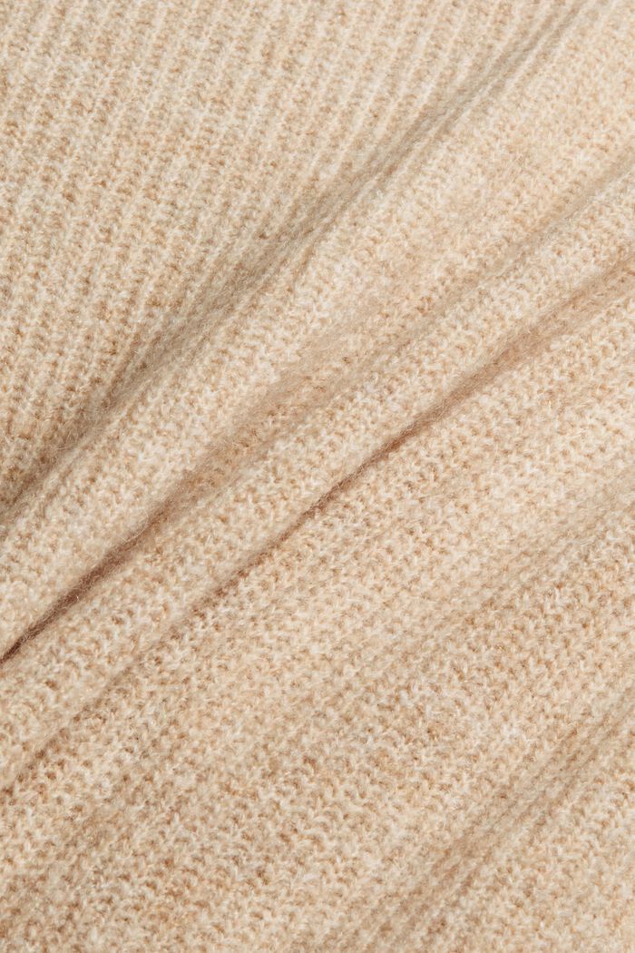 S vlnou: pulovr se stojáčkem, SAND, detail image number 4