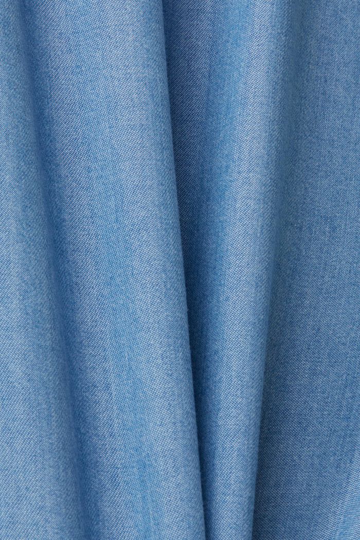 Z materiálu TENCEL™: šortky v denimovém vzhledu, BLUE MEDIUM WASHED, detail image number 6