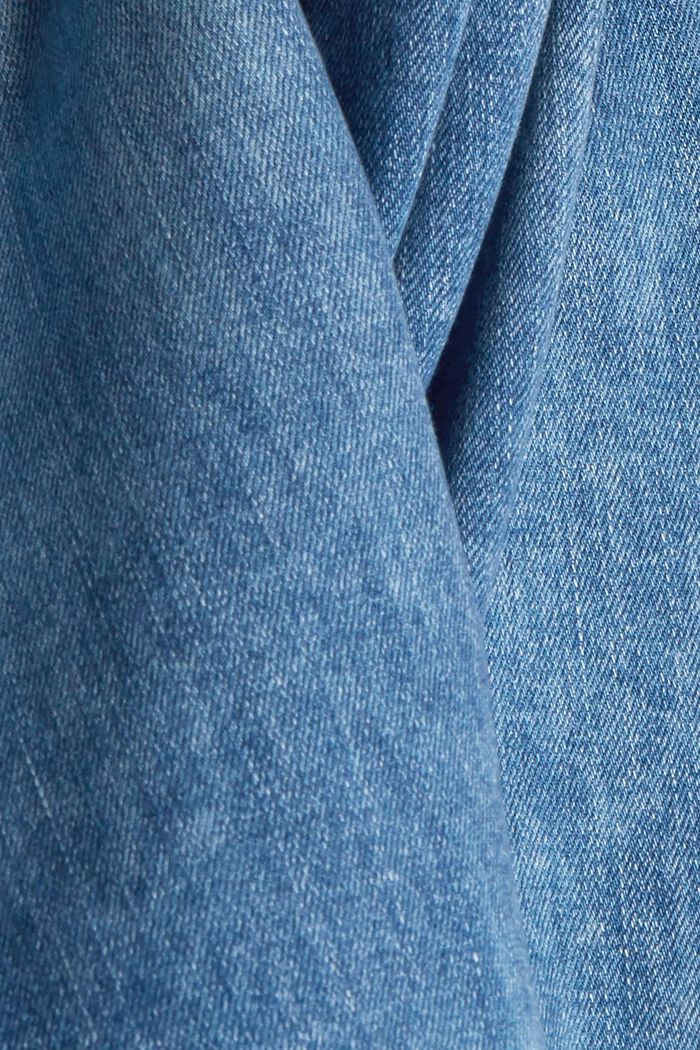 Strečové džíny s bio bavlnou, BLUE LIGHT WASHED, detail image number 4