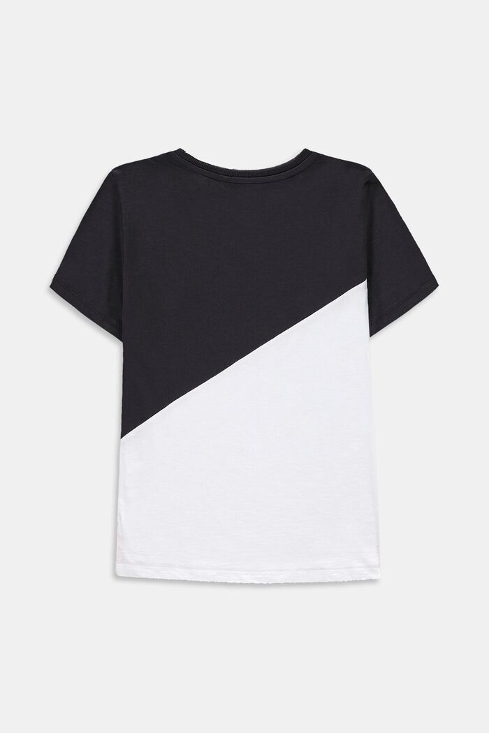 Oversize tričko s barevnými bloky, WHITE, detail image number 1