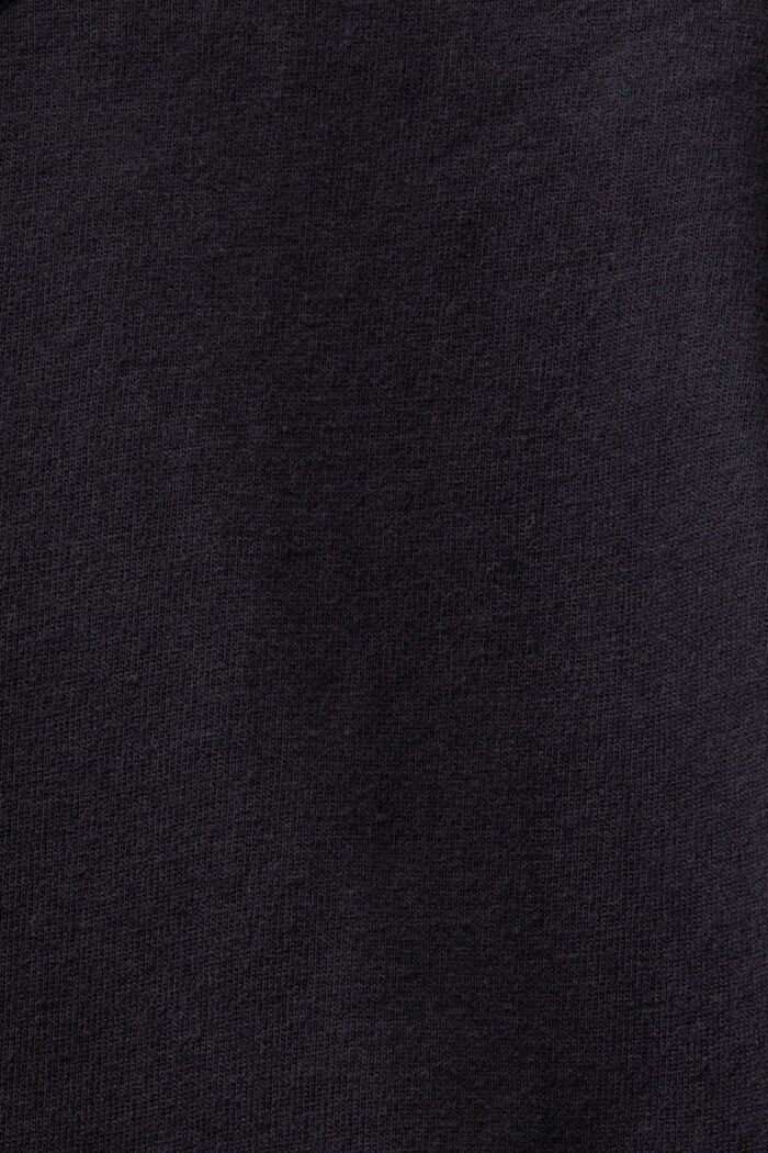 Tričko s dlouhým rukávem a kulatým výstřihem, BLACK, detail image number 5