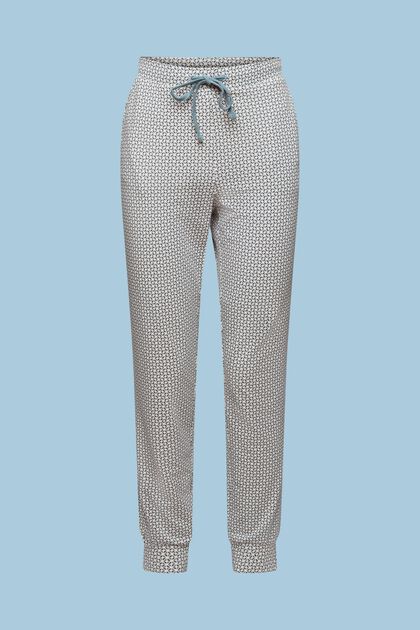 Pyžamové kalhoty s potiskem, z žerzeje