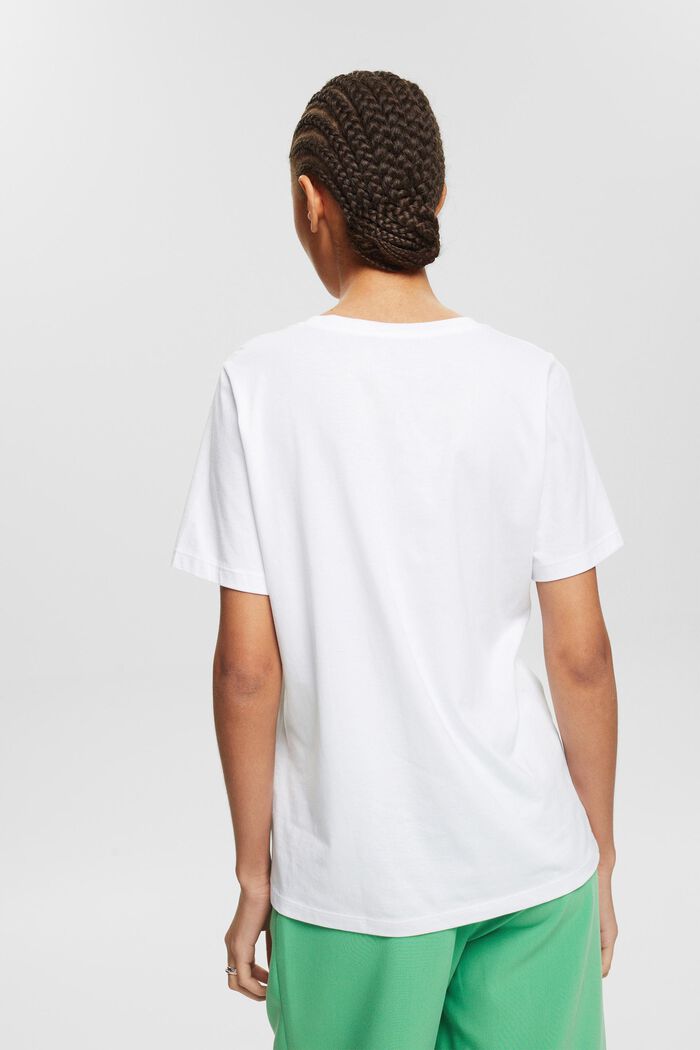 Basic tričko ze 100% bio bavlny, WHITE, detail image number 3