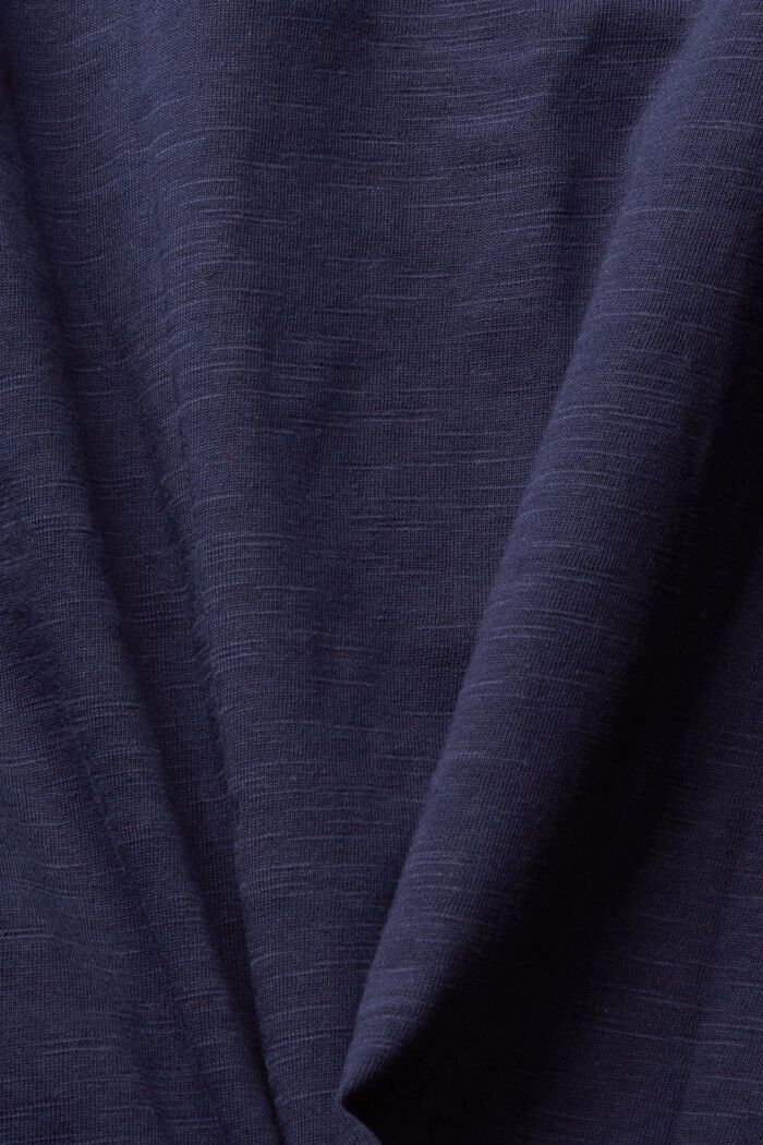 Tričko s dlouhým rukávem z bavlny, NAVY, detail image number 1