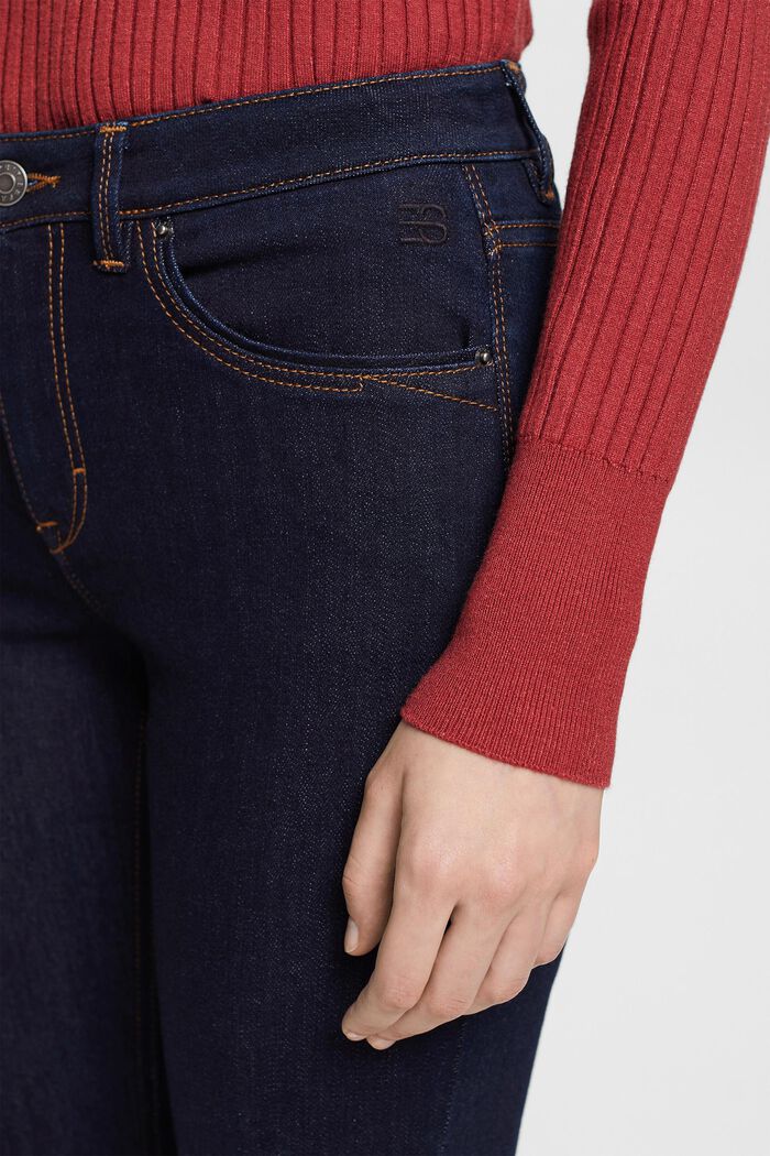 Super strečové džíny s bio bavlnou, BLUE RINSE, detail image number 0