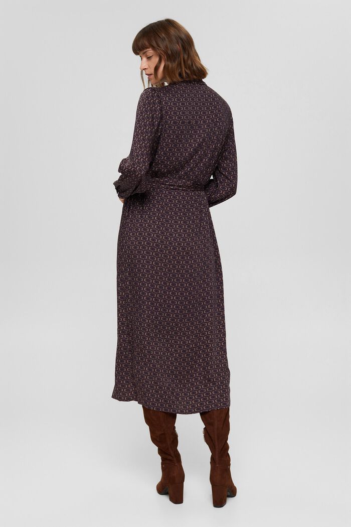 Košilové šaty z materiálu LENZING™ ECOVERO™, NAVY, detail image number 2