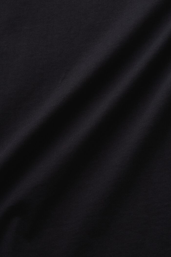 Tričko barvené technologií Space Dye, BLACK, detail image number 4